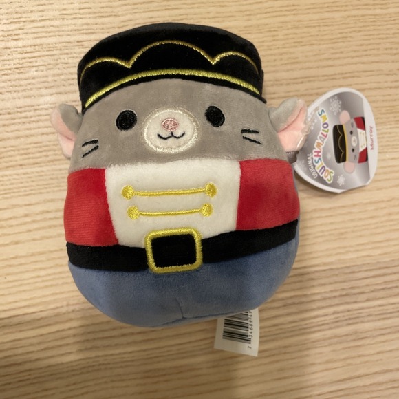Kellytoy Murray Mouse‎ Nutcracker 4.5 In Squishmallow - Multicolor - Picture 1 of 5